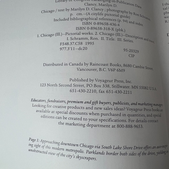 Chicago A CityLife Pictoral Guide by Marilyn D.‎ Clancy - 1995 - Paperback - Picture 7 of 10